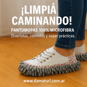 Trapeador Piso Mopa Microfibra Para Pies Laffitte