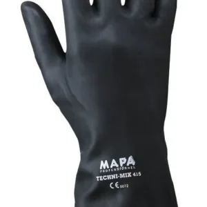 Guantes Reforzados Negros Mapa