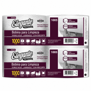 Bobina De Limpieza Precortada Doble Hoja 500usos Elegante
