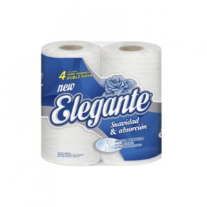Papel Higienico Elegante Doble Hoja 4 Rollos X30mts