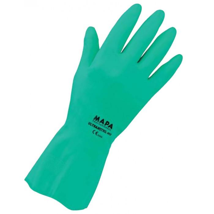 Guantes Mapa Ultranitrilo Verde 492