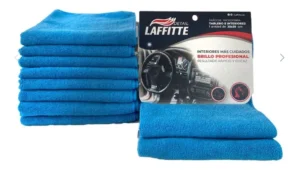 Paño Microfibra Detail 35x35 Laffitte Azul Antibacterial