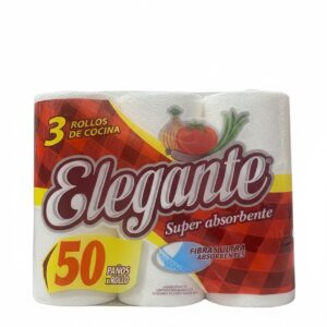 Rollo De Cocina Elegante 50 Paños 3 Unidades