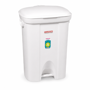Basurero C/pedal Blanco 36 Lts. Blanco