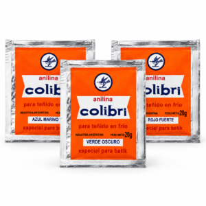 Anilina Para Teñido De Ropa Colibrí x 20Gr