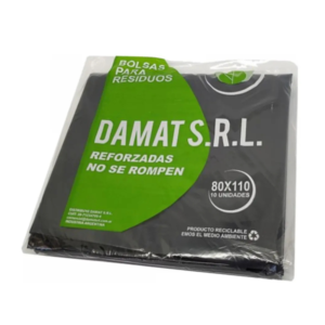 Bolsa De Residuos Reforzada Damat 80x110 40mic 50 Unidades