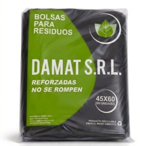 Bolsas Residuos Reforzada 45 x 60 Cm X 100 Unidades