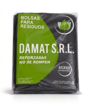 Bolsas Residuos Reforzada 45 x 60 Cm X 100 Unidades