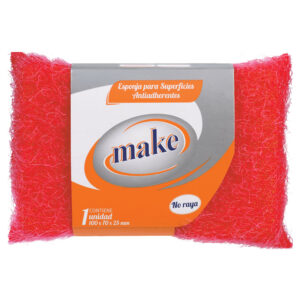 Esponja Cocina Antihaderente Make Fibra No Raya Colores
