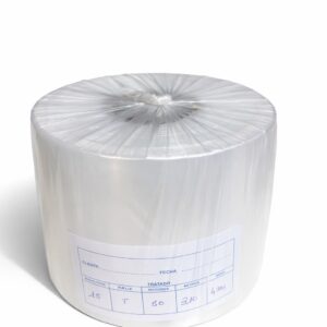 Bobina de material virgen 15cm x 400 mts. 4 kilos aprox.