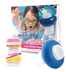 Kit Pastilla Cloro + Boya Dosificadora Pileta Lona Tecnoclor Azul-Blanca