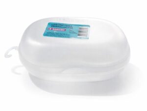 Jabonera plast. para jabón en pan.