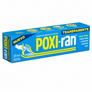 Adhesivo de Contacto Poxi-Ran Transparente x 23Ml