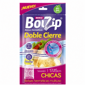 Bolsa Hermetica Doble Cierre Chica Bolzip