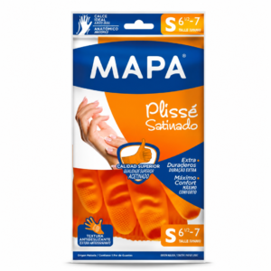Guantes De Goma Mapa Plisse Todos Los Talles