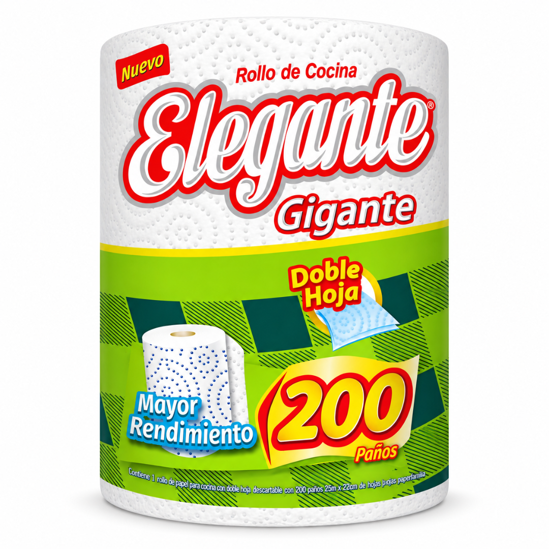 Rollo Multiuso x200 Paños Elegante