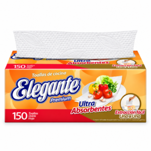 Paño de Cocina Multiuso x 150 Doble Hoja Elegante
