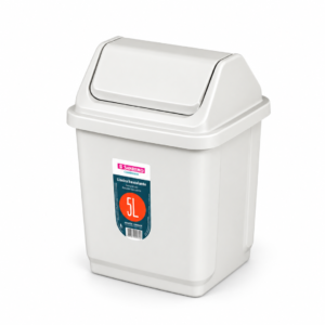 Basurero Vaiven Gris x 5L San Remo