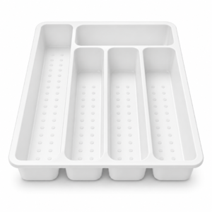 Organizador de Cubiertos Cajon Blanco San Remo