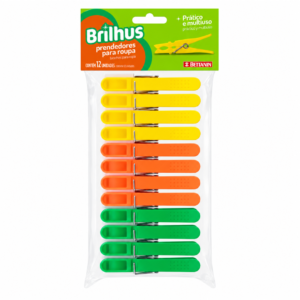 Broches Brilhus Plasticos x 12 Unidades