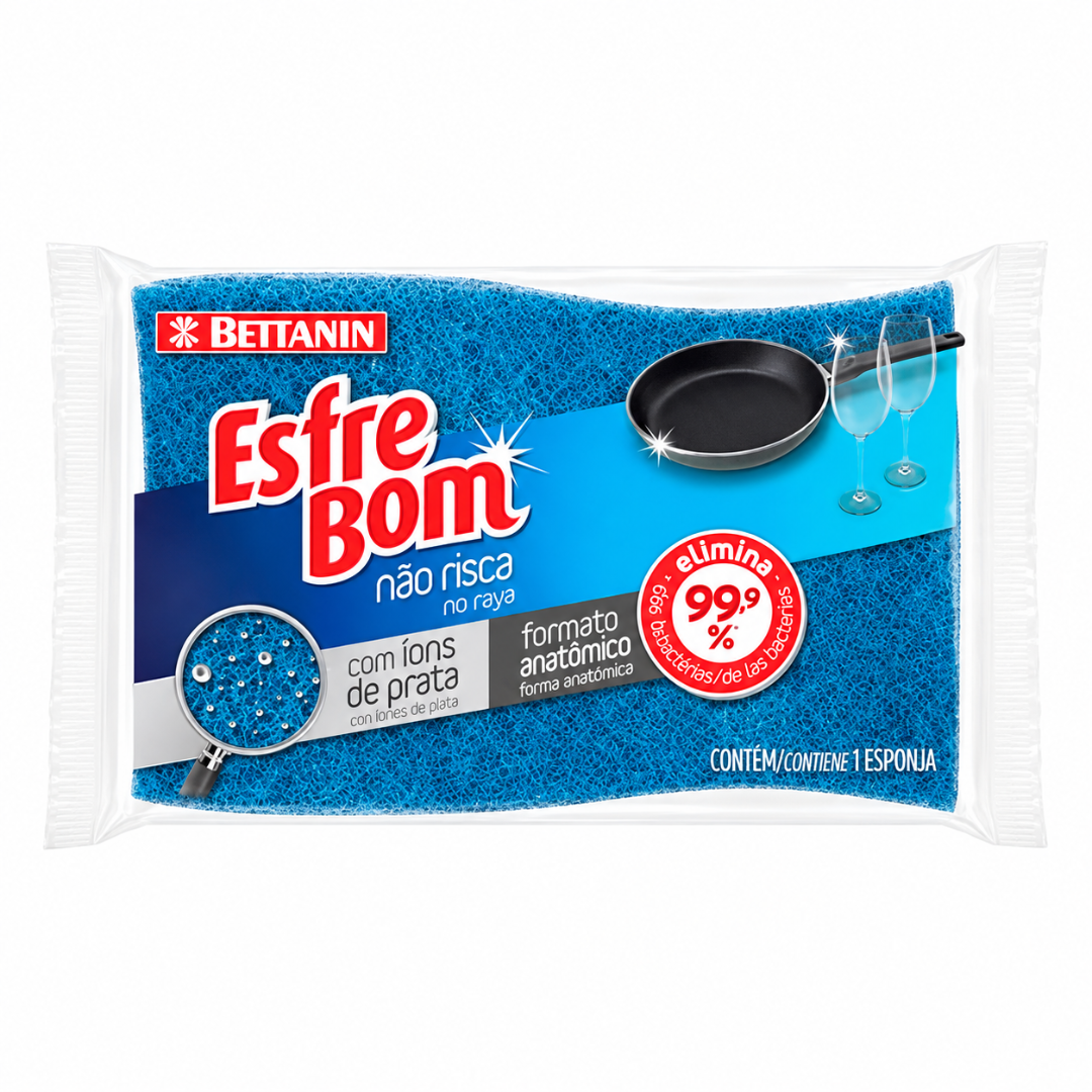 Esponja Teflon No Raya<br> Esfrebom