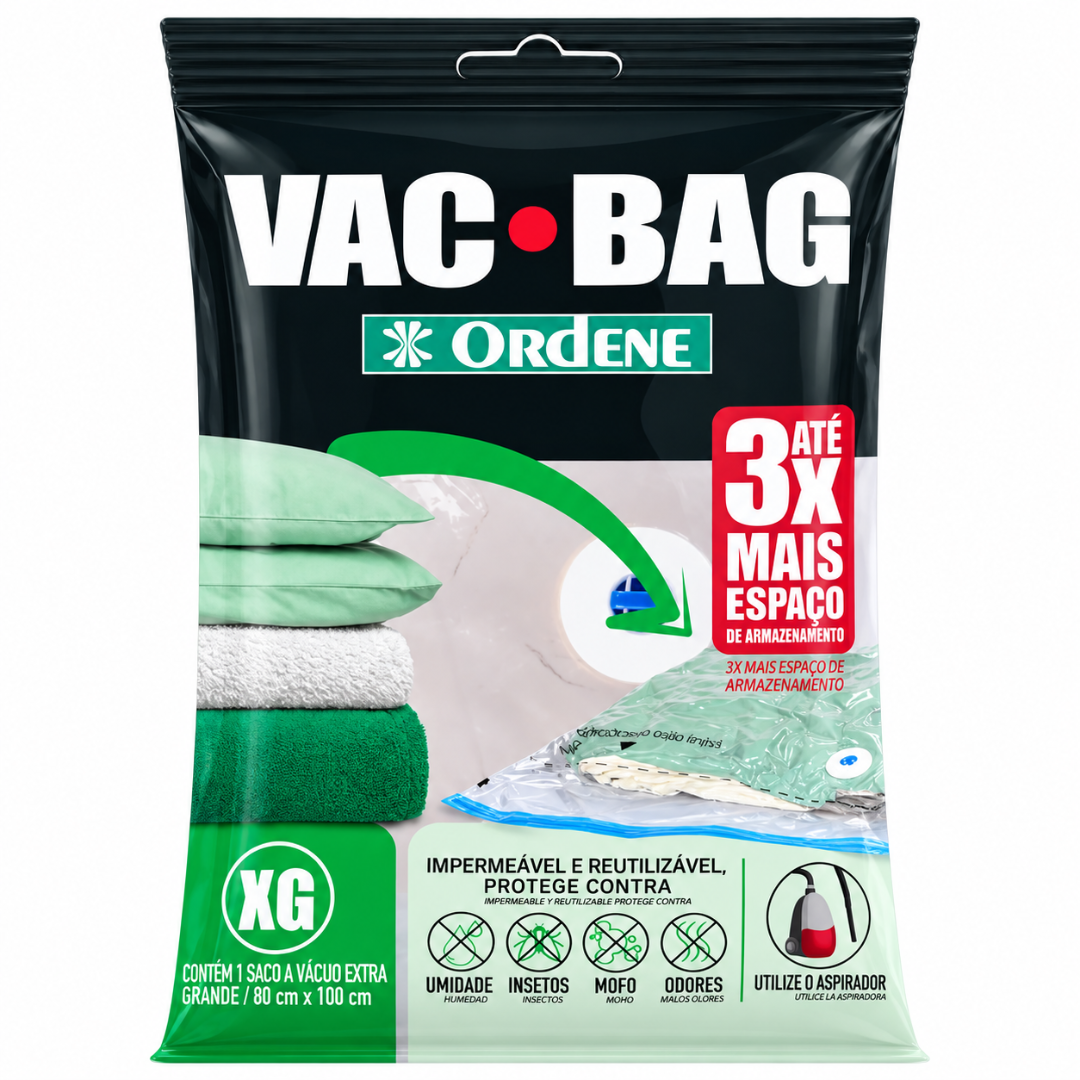 Bolsa de Empaque al Vacio Vac Bag 80x100(XG) Ordene