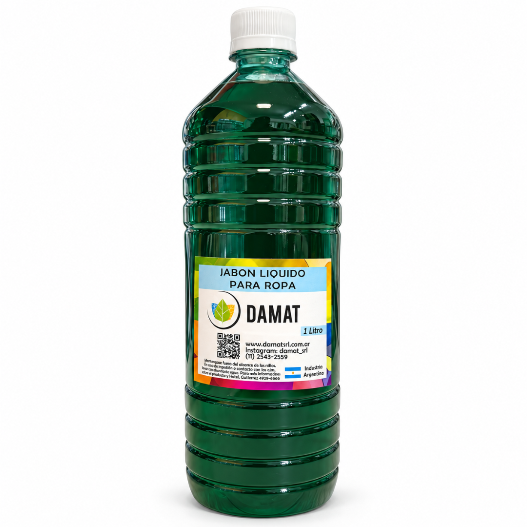 Jabon Liquido p/Ropa Premium Damat x 1L